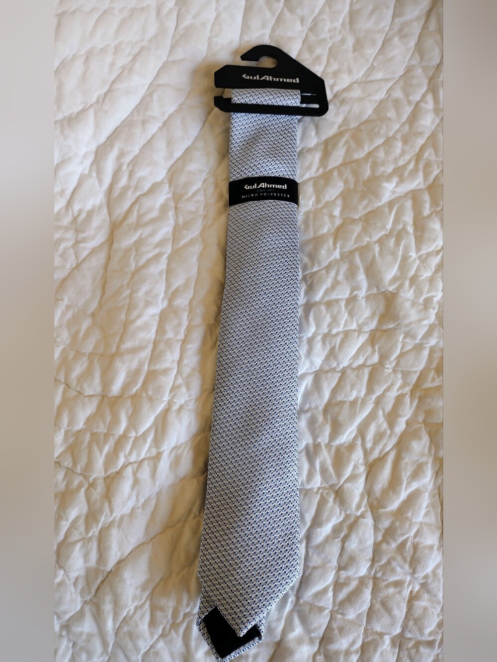 Light Gray Patterned Men’s Tie